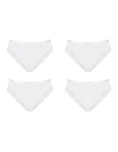 Sloggi Romance Tai Slip 4 pack Wit 3+1 Gratis
