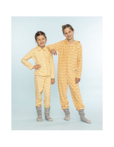 Claesens Kinder Velvet Onesie ZigZag