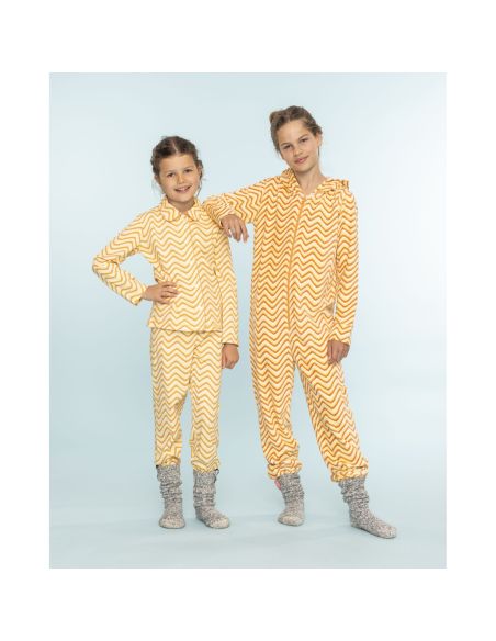 Claesens Kinder Velvet Onesie ZigZag