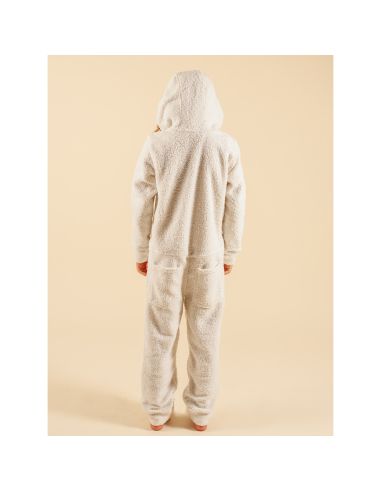 Claesens Kinder Velvet Onesie Ivory