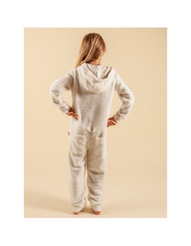 Claesens Kinder Velvet Onesie Ivory