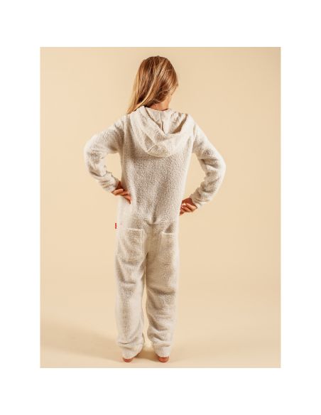 Claesens Kinder Velvet Onesie Ivory