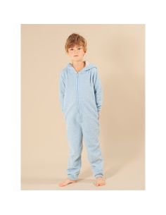 Claesens Kinder Velvet Onesie Winter Sky