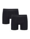 Alan Red Heren Boxershorts Bomber Long Bamboe Zwart