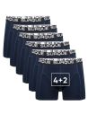 Suaque Heren Boxershorts 3+3 6pack Navy