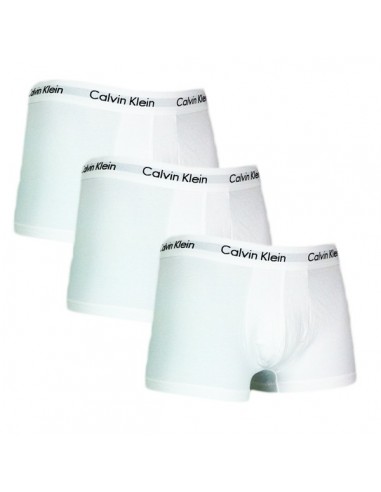 Calvin Klein Ondergoed White 3 pak low rise trunk