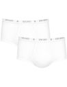 Men Basic Maxi Slip 2Pack Gino Santi Classic Wit