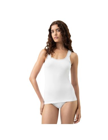 MEY Dames Top Modal Lace Wit 1110071