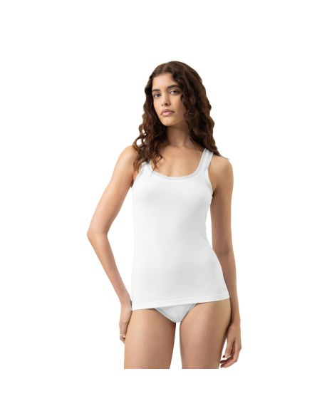 MEY Dames Top Modal Lace Wit 1110071