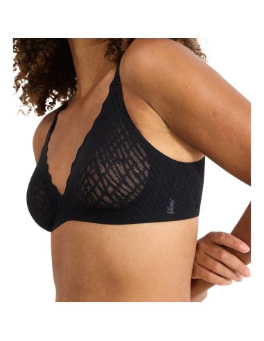 Sloggi Zero Feel Bliss THE UP P Bra Zwart