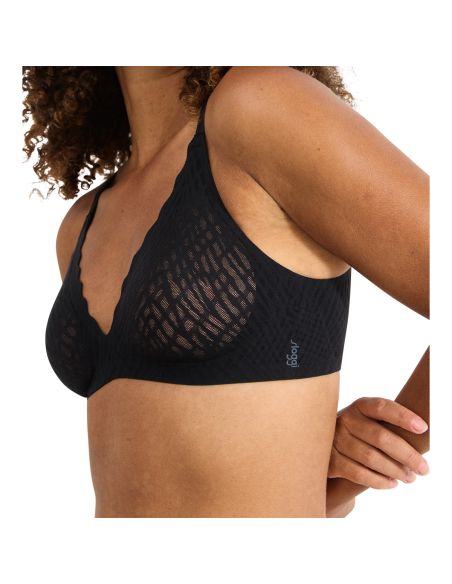 Sloggi Zero Feel Bliss THE UP P Bra Zwart
