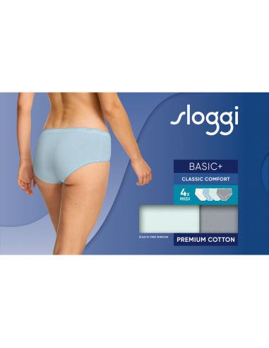 Sloggi Basic Midi Slip 4 pack C4P M031 3+1 gratis