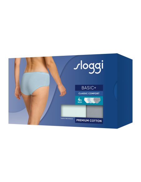 Sloggi Basic Midi Slip 4 pack C4P M031 3+1 gratis