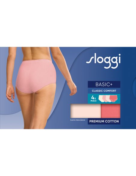 Sloggi Basic Maxi Slip 4 pack C4P M006 3+1 gratis