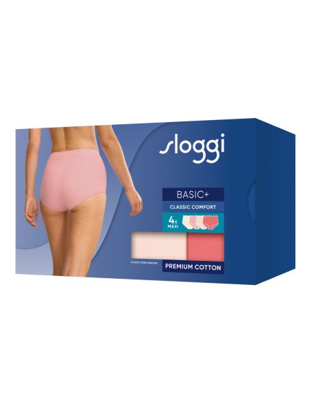 Sloggi Basic Maxi Slip 4 pack C4P M006 3+1 gratis