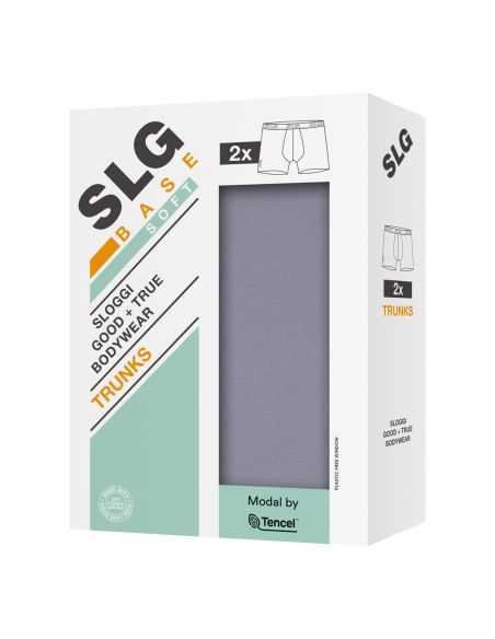 Sloggi Men SLG Base Soft Trunk Short C2P Grijs