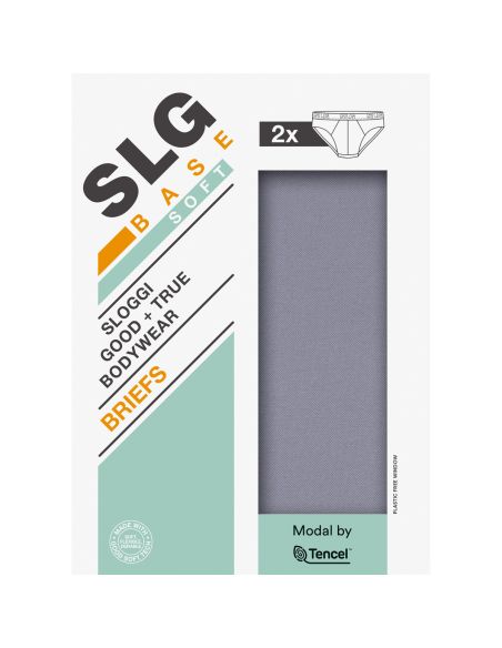 Sloggi Men SLG Base Soft Midi Slip C2P Grijs
