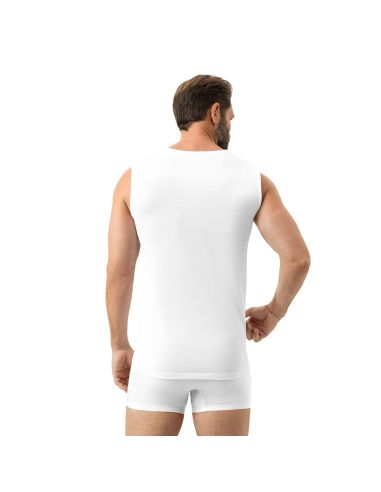 MEY Heren Tanktop Muskel Shirt Dry Cotton Breeze Wit 2110018