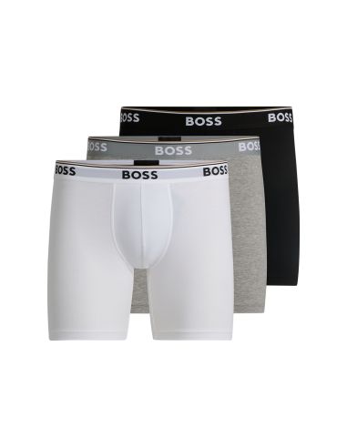 Hugo Boss Heren Boxershort Long 3Pack Power Mix
