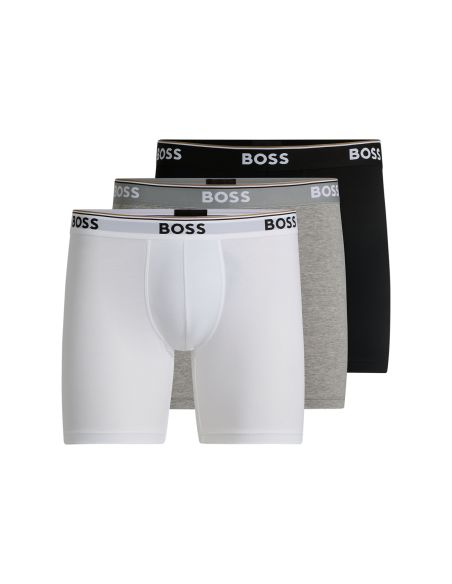 Hugo Boss Heren Boxershort Long 3Pack Power Mix