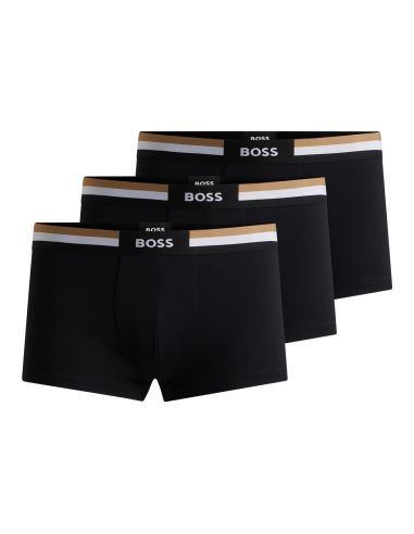 Hugo Boss Heren Trunk 3Pack Motion Zwart