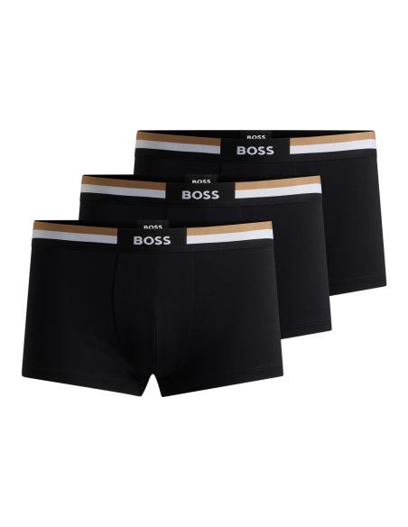 Hugo Boss Heren Trunk 3Pack Motion Zwart