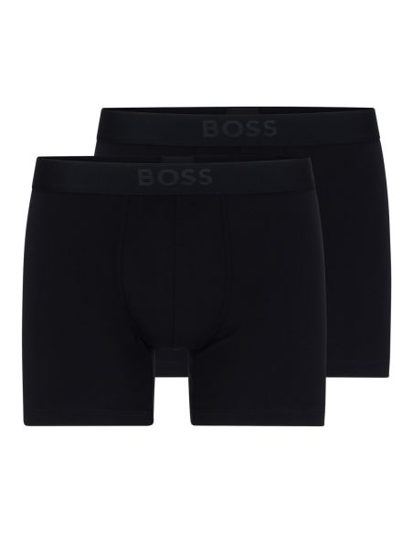 Hugo Boss Heren Boxershorts 2Pack Ultrasoft Zwart