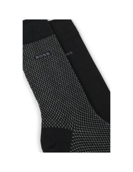 Hugo Boss Dames en Heren Minipattern Sokken 3Pack 001