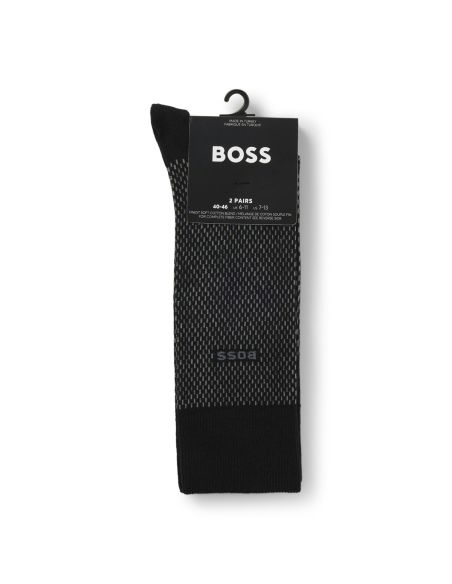 Hugo Boss Dames en Heren Minipattern Sokken 3Pack 001