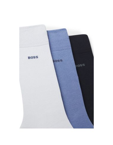 Hugo Boss Dames en Heren Uni Sokken 3Pack 978