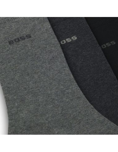 Hugo Boss Dames en Heren Uni Sokken 3Pack 968