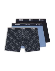Hugo Boss Heren Boxershort 3Pack Power Blauw