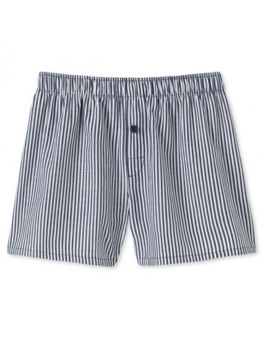 Schiesser woven boxershort kids streep zwart