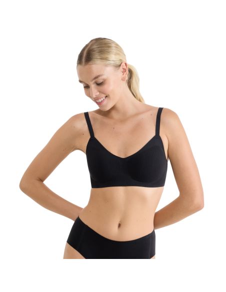 Sloggi Zero Feel Pure Soft Bra Zwart
