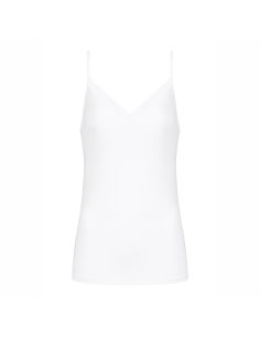 MEY Dames Spaghetti Top Modal Lace Wit 1110099