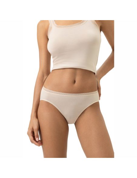 MEY Dames Slip Modal Lace Beige 1120114
