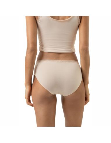 MEY Dames Slip Modal Lace Beige 1120114