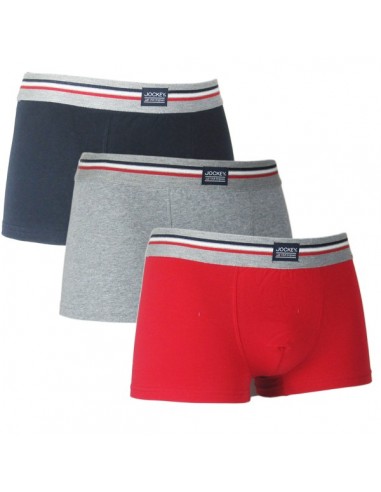 Jockey Boxershorts 3 navy red grey Trunk Boxer