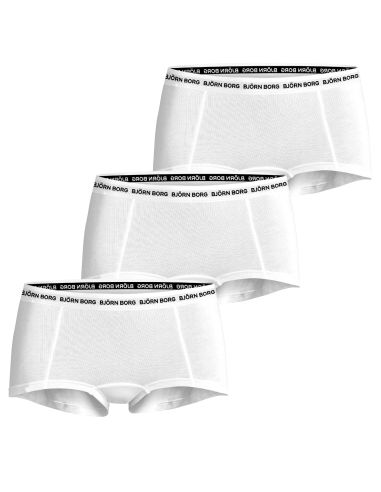 Bjorn Borg Dames Mini Shorts LOGO 3pack MP002