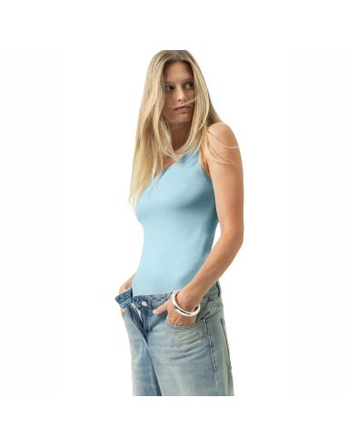 MEY Dames Emotion Top Sporty Hemd Breezy Blue 55204