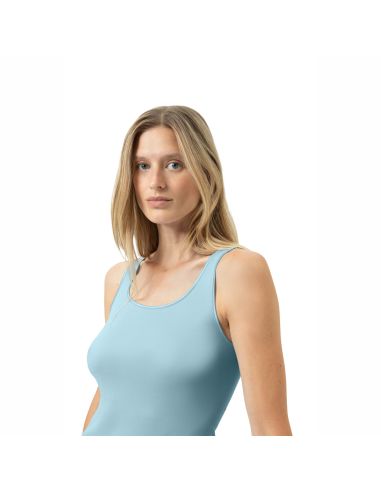MEY Dames Emotion Top Sporty Hemd Breezy Blue 55204