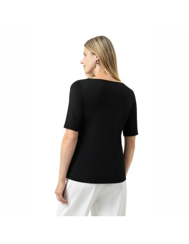 MEY Dames T-Shirt Blazershirt Zwart 1110057