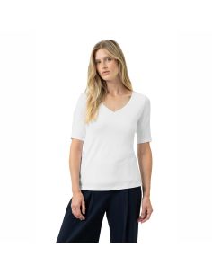 MEY Dames V-Shirt Blazershirt Wit 1110058 2