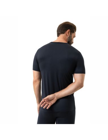 MEY Heren T-Shirt Iconic Modal Marine 2110019