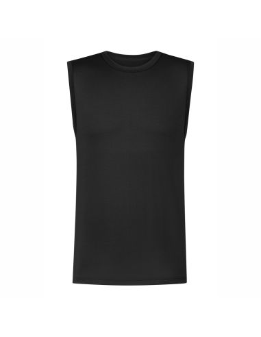 MEY Heren Hemd Muskelshirt Iconic Modal Zwart 2110021