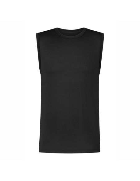 MEY Heren Hemd Muskelshirt Iconic Modal Zwart 2110021