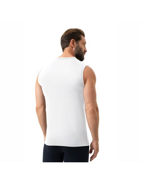 MEY Heren Hemd Muskelshirt Iconic Modal Wit 2110021