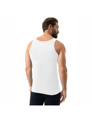 MEY Heren Athletic Shirt Iconic Modal Wit 2110020