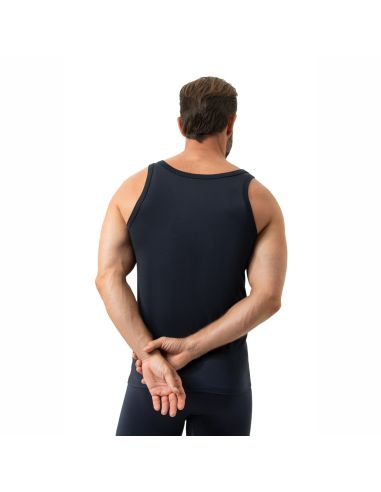 MEY Heren Athletic Shirt Iconic Modal Marine 2110020