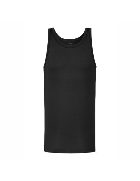 MEY Heren Athletic Shirt Iconic Modal Zwart 2110020